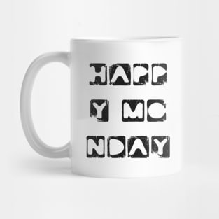 Monday Motivation days of the week typography Mug